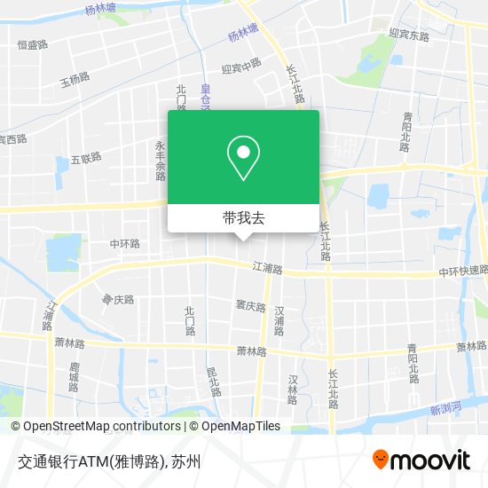 交通银行ATM(雅博路)地图