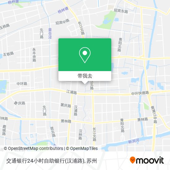 交通银行24小时自助银行(汉浦路)地图