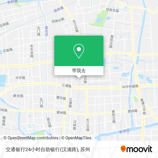 交通银行24小时自助银行(汉浦路)地图