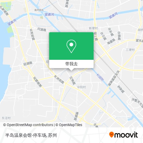 半岛温泉会馆-停车场地图