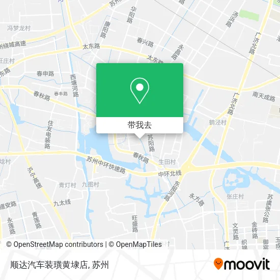 顺达汽车装璜黄埭店地图