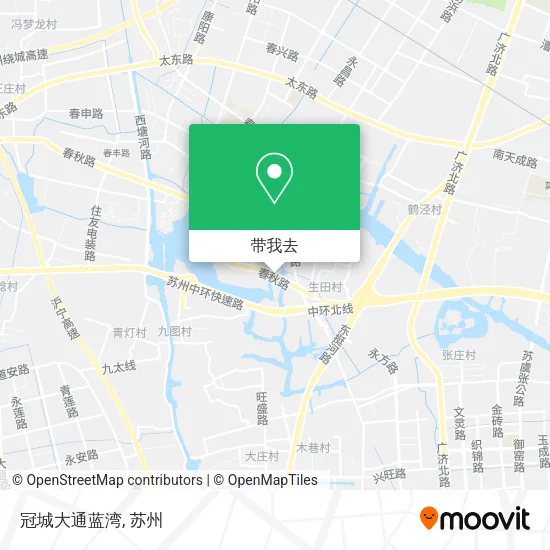 冠城大通蓝湾地图