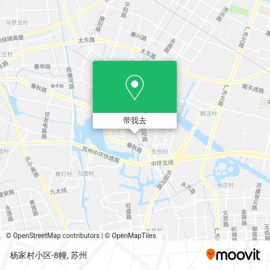 杨家村小区-8幢地图