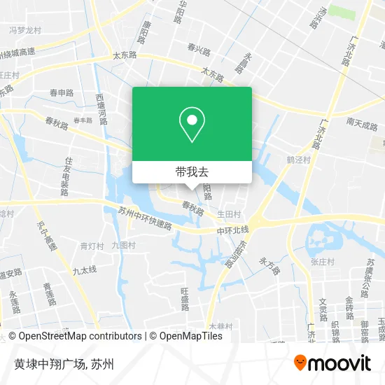 黄埭中翔广场地图