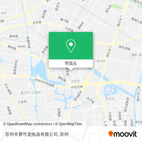 苏州市赛可龙电器有限公司地图