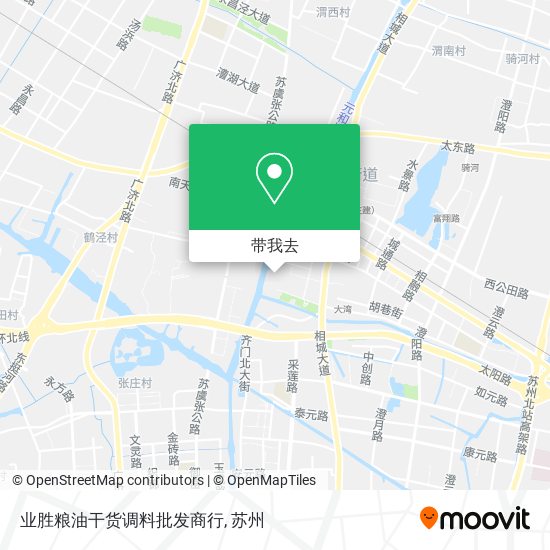 业胜粮油干货调料批发商行地图