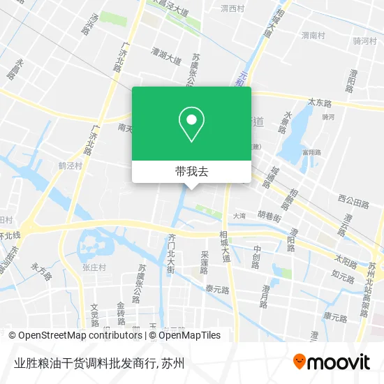 业胜粮油干货调料批发商行地图