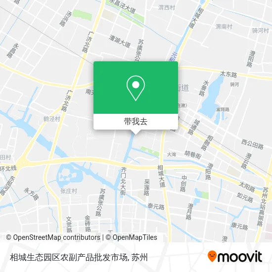 相城生态园区农副产品批发市场地图