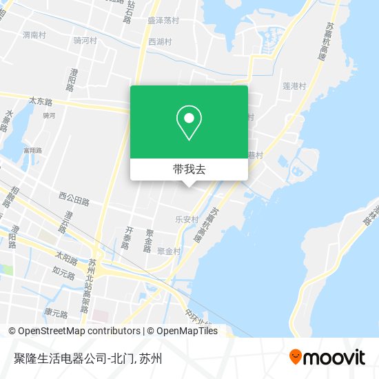 聚隆生活电器公司-北门地图