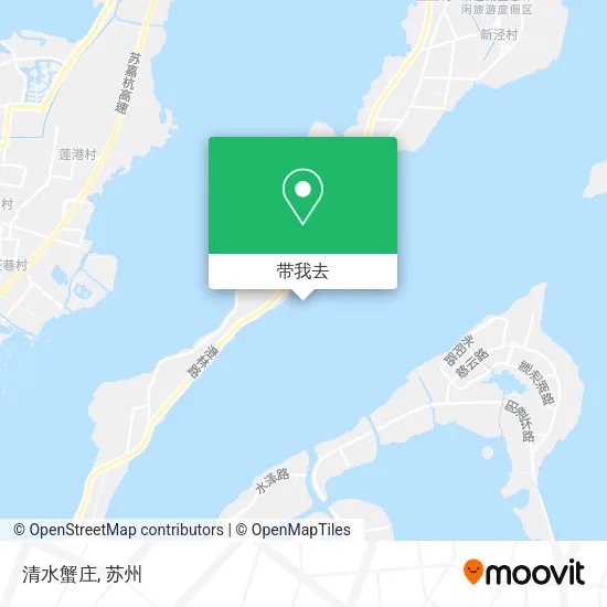 清水蟹庄地图