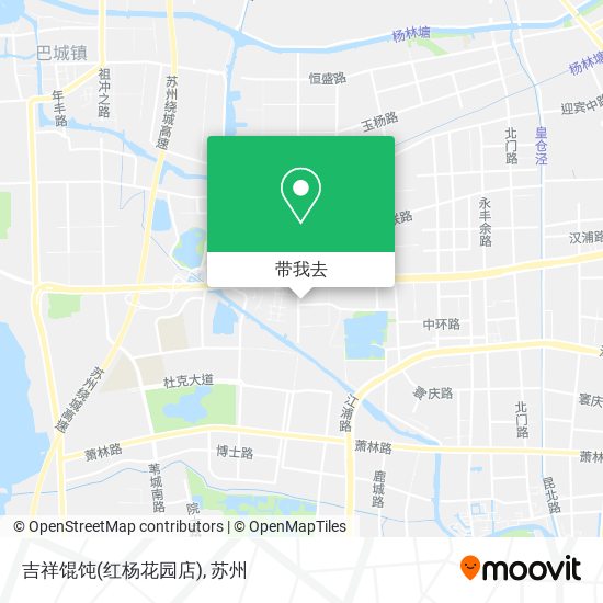 吉祥馄饨(红杨花园店)地图