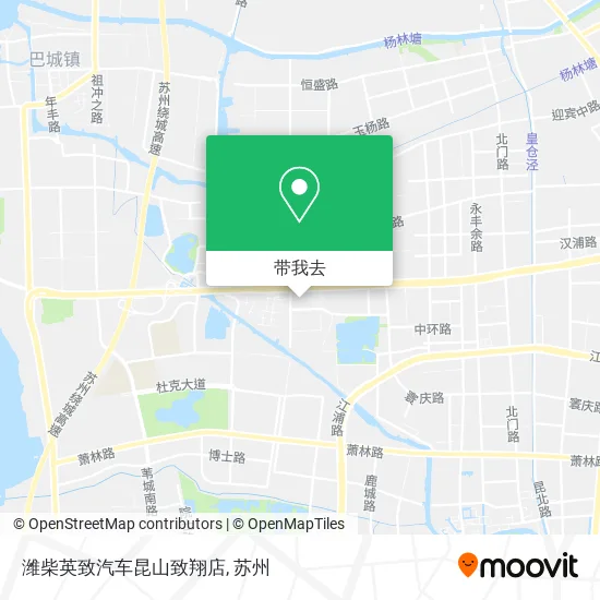 潍柴英致汽车昆山致翔店地图