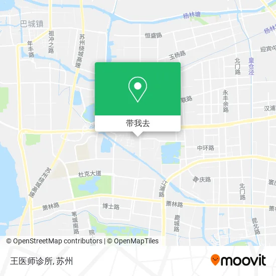 王医师诊所地图