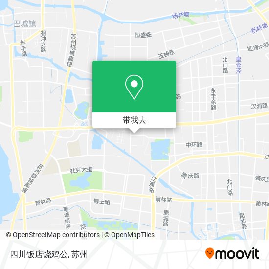 四川饭店烧鸡公地图