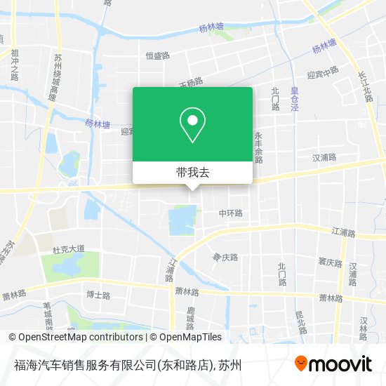福海汽车销售服务有限公司(东和路店)地图
