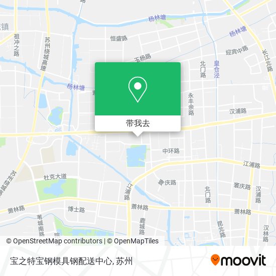 宝之特宝钢模具钢配送中心地图