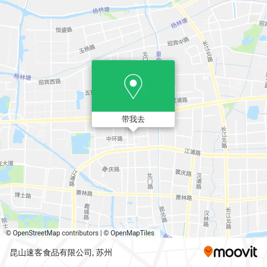昆山速客食品有限公司地图