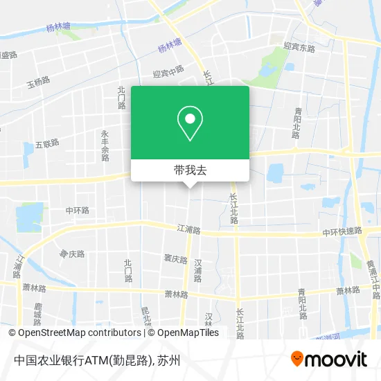 中国农业银行ATM(勤昆路)地图