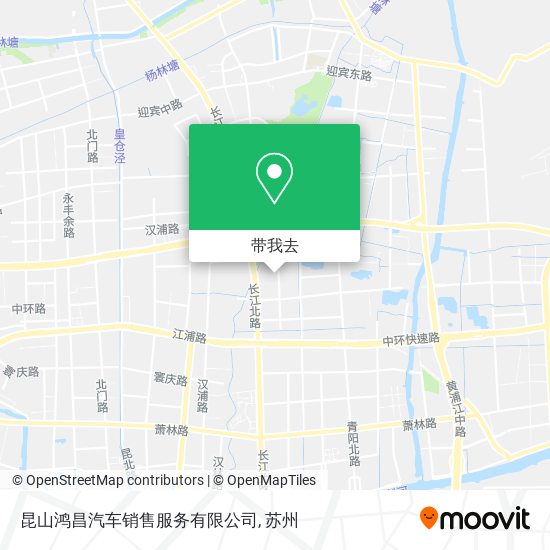 昆山鸿昌汽车销售服务有限公司地图
