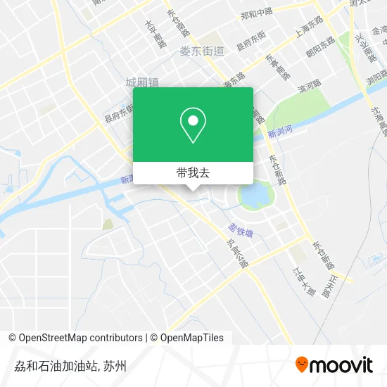 劦和石油加油站地图