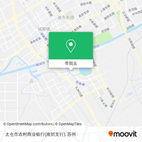 太仓市农村商业银行(南郊支行)地图