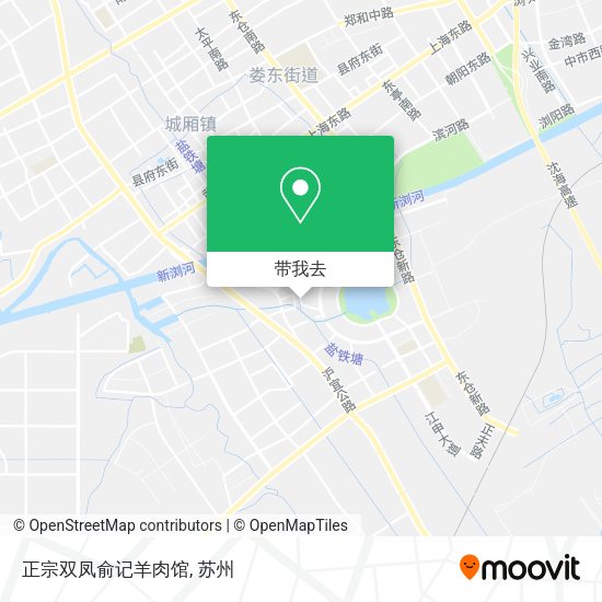 正宗双凤俞记羊肉馆地图