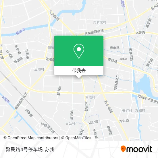 聚民路4号停车场地图