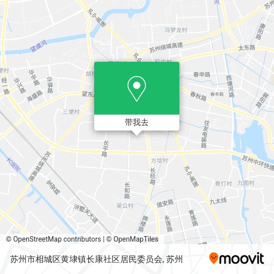 苏州市相城区黄埭镇长康社区居民委员会地图