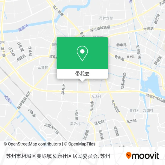 苏州市相城区黄埭镇长康社区居民委员会地图