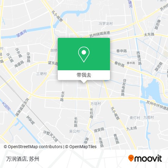 万润酒店地图