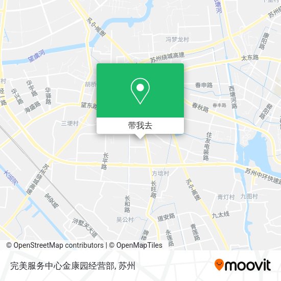 完美服务中心金康园经营部地图