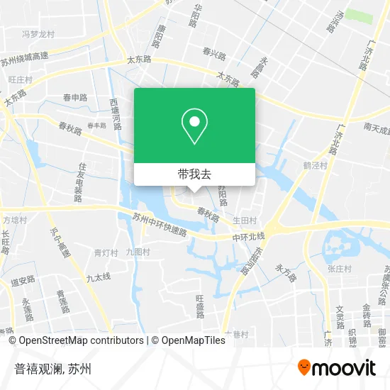 普禧观澜地图