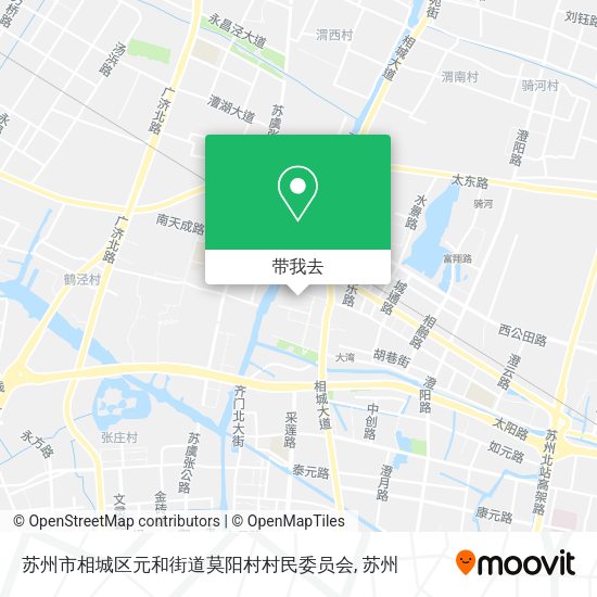 苏州市相城区元和街道莫阳村村民委员会地图