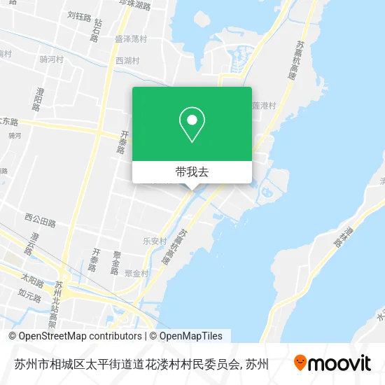 苏州市相城区太平街道道花溇村村民委员会地图