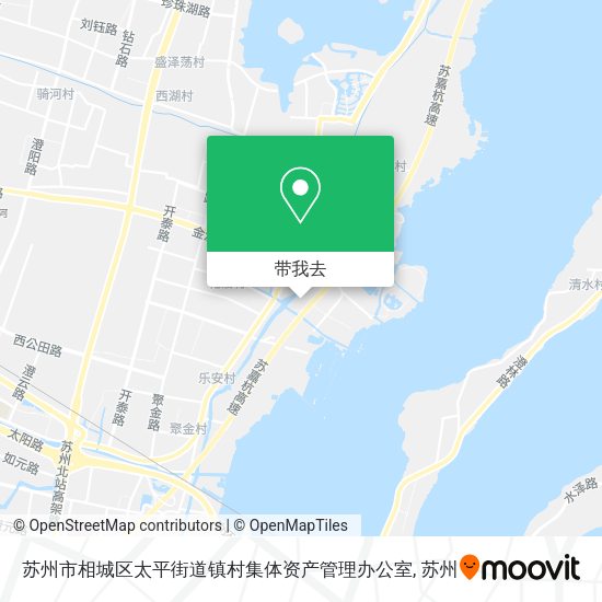 苏州市相城区太平街道镇村集体资产管理办公室地图