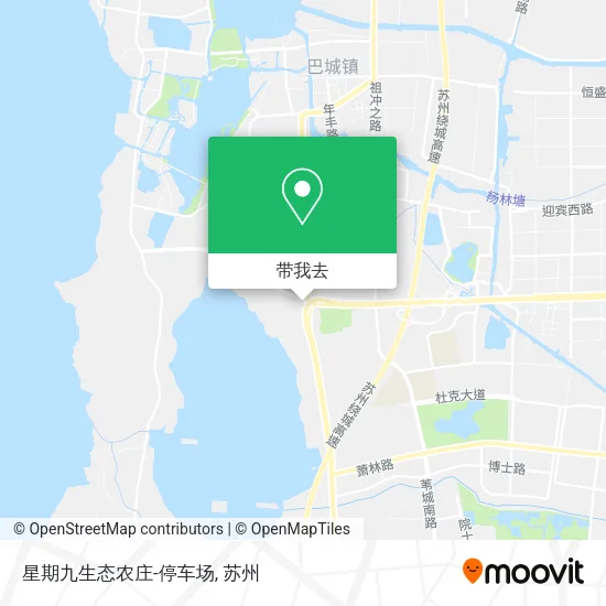 星期九生态农庄-停车场地图