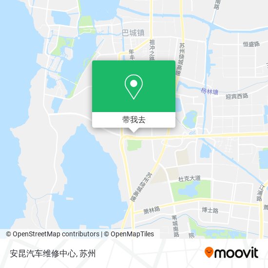 安昆汽车维修中心地图