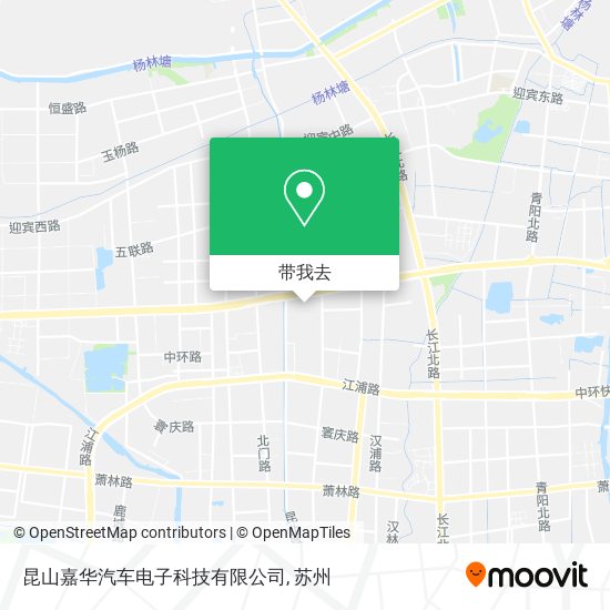 昆山嘉华汽车电子科技有限公司地图
