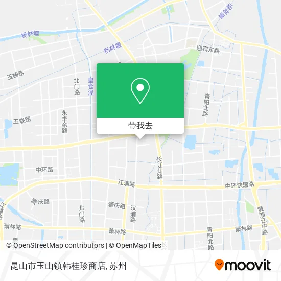 昆山市玉山镇韩桂珍商店地图
