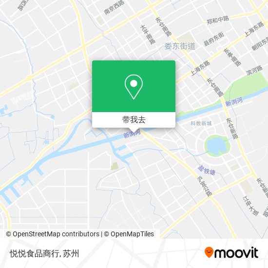 悦悦食品商行地图