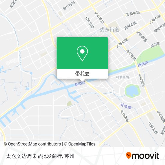 太仓文达调味品批发商行地图