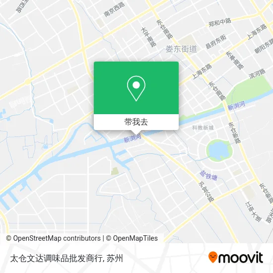 太仓文达调味品批发商行地图