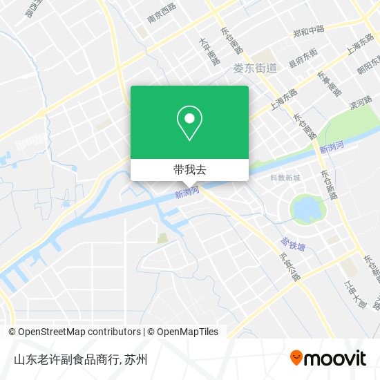 山东老许副食品商行地图