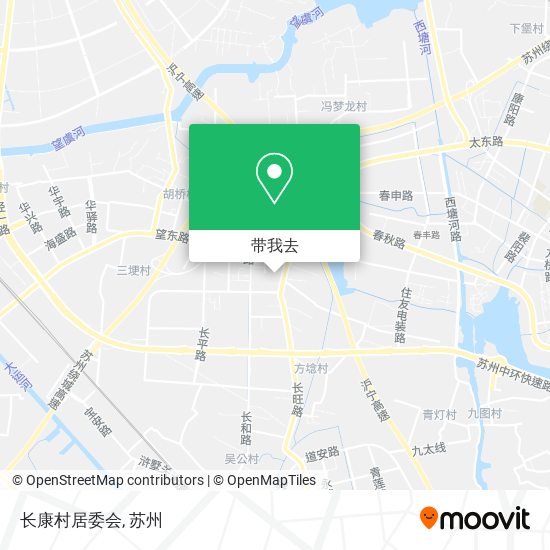长康村居委会地图