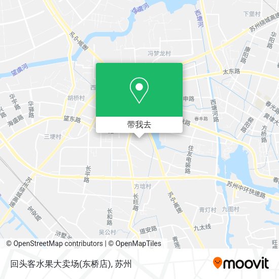 回头客水果大卖场(东桥店)地图