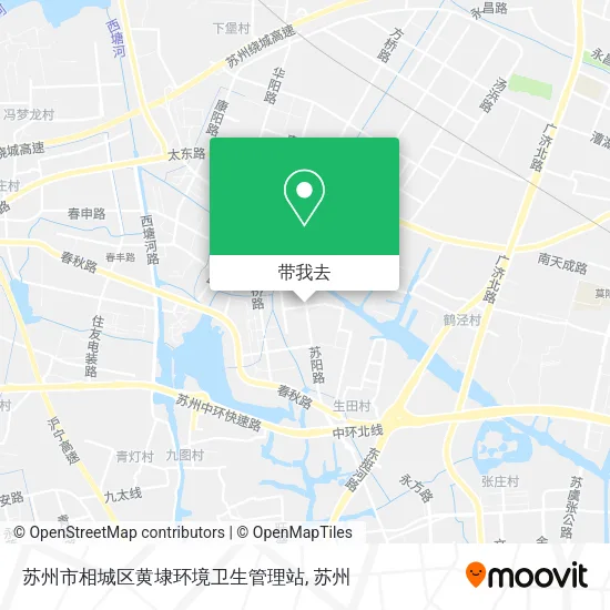 苏州市相城区黄埭环境卫生管理站地图