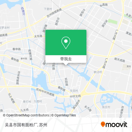 吴县市国有面粉厂地图