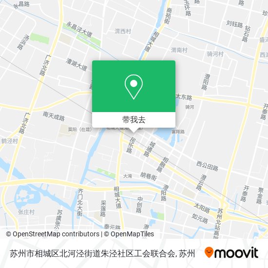 苏州市相城区北河泾街道朱泾社区工会联合会地图