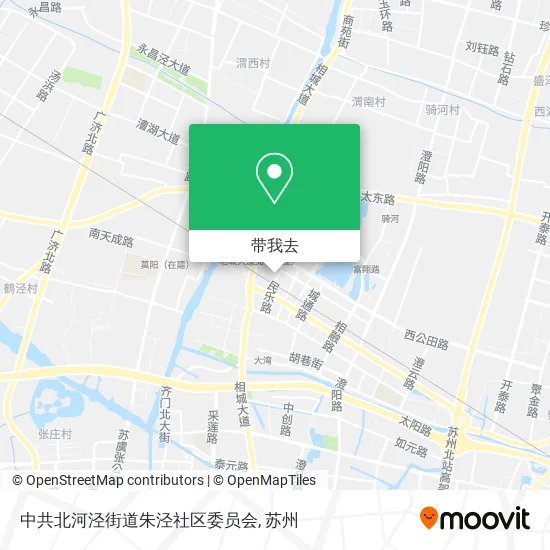 中共北河泾街道朱泾社区委员会地图