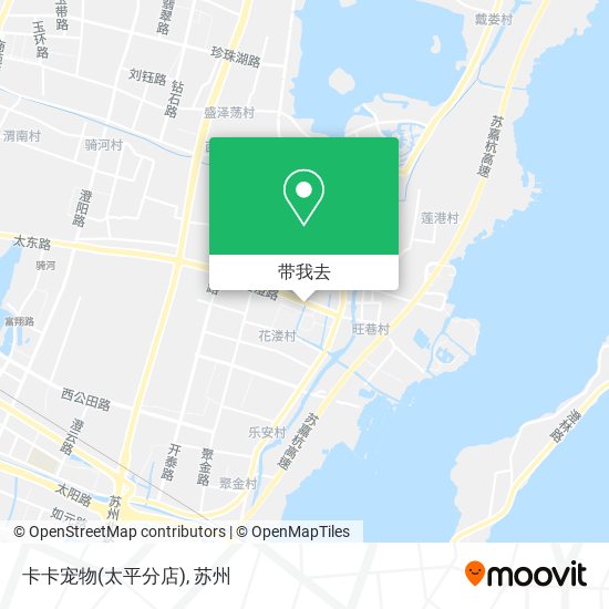 卡卡宠物(太平分店)地图